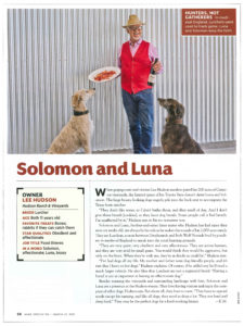 ハドソンからは、リー・ハドソン氏のSolomon君とLunaちゃん